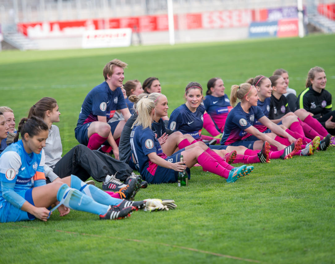 DFB-Pokal Halbfinale der Frauen 2014 in Essen