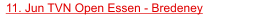 11. Jun TVN Open Essen - Bredeney